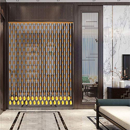 Rideaux de porte perlés rideau de perles en bois ambre maison