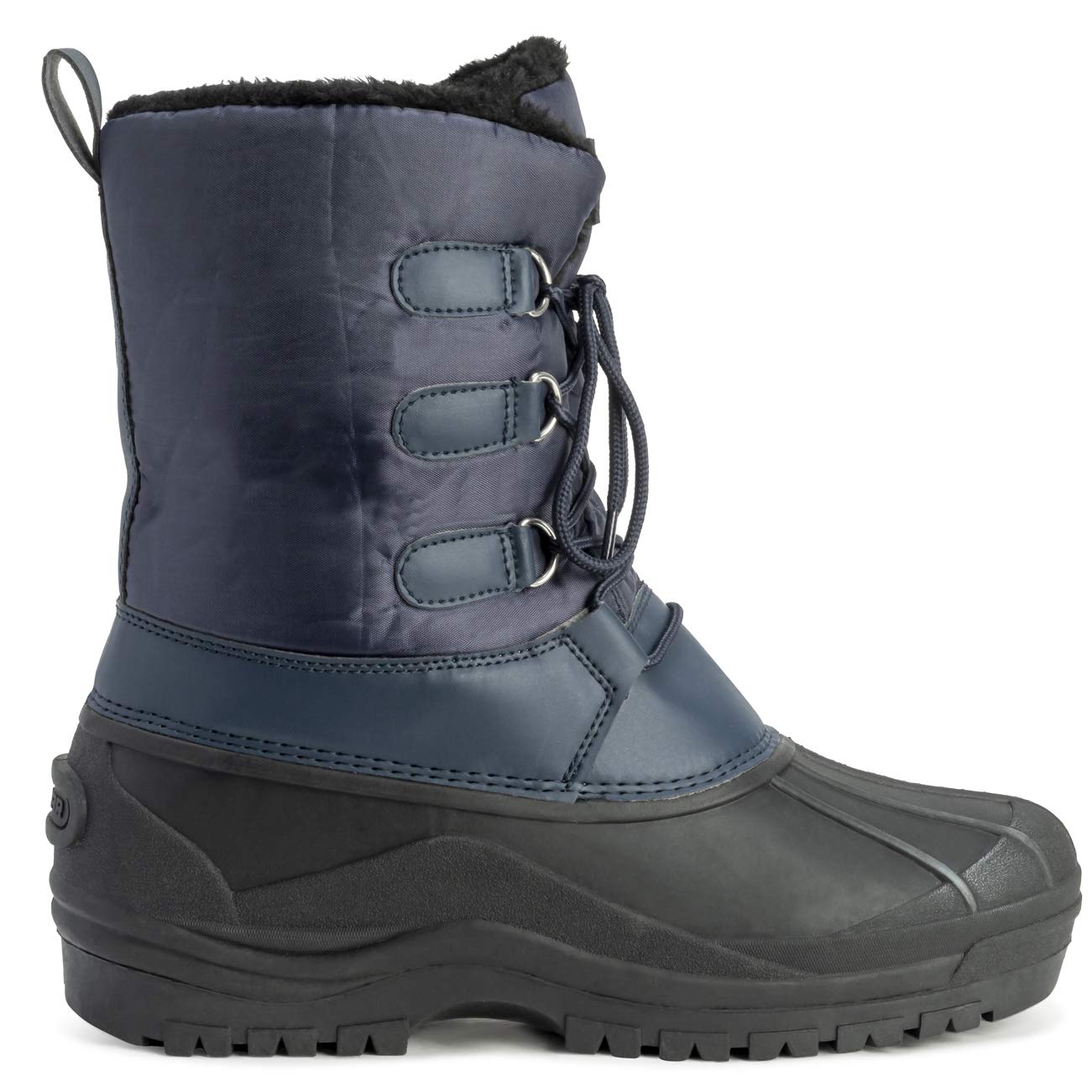 Polar Uomo Allacciare Short Nylon Inverno La Neve Pioggia Allacciare Impermeabile Anatra Stivali