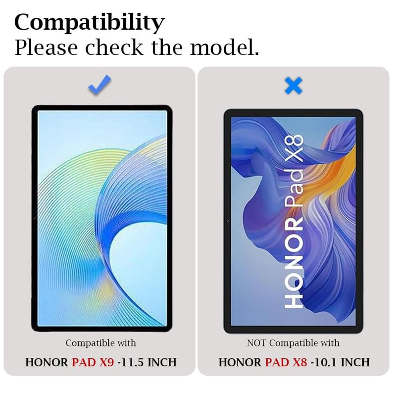 Image of Unbreakable Screen Protector for HONOR Pad X9 11.5 inch, |1 Pack| Full Coverage PET Film, HD Clear, 9H Hardness, Bubble-Free Easy Install (Not Tempered Glass)