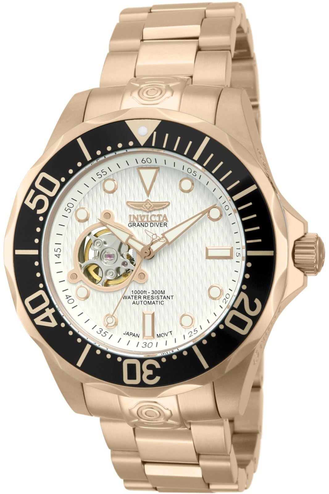 InvictaMen's 13712 "Pro Diver" 18k Rose Gold Ion-Plated Stainless Steel Automatic Watch