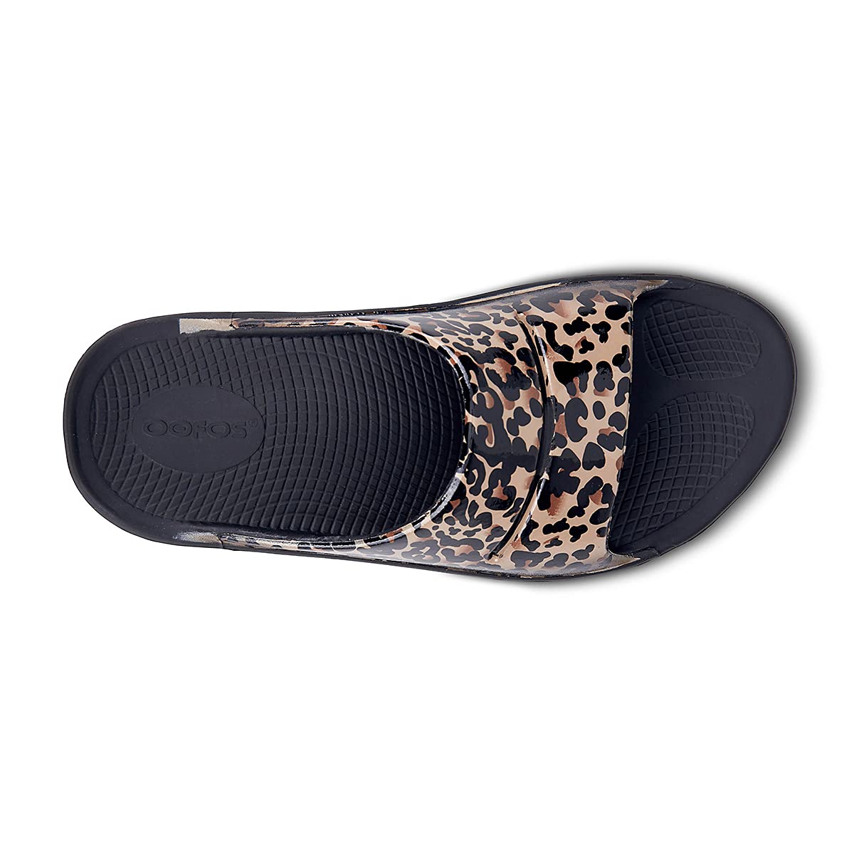 Ooahh Sport Oofos Footwear Oofos Leopard Slide OOFOS Women's