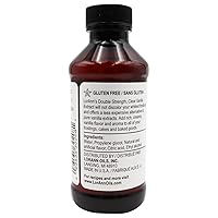 Vista 2 de LorAnn Oils Extracto de vainilla artificial transparente de doble resistencia, 4 onzas