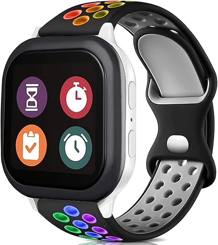 Silicone Sport Band for Gizmo Watch 321,Gabb Watch 321 Band Replacement for Kids, 20mm Soft Breathable Waterproof Smartwatch Band for Boys and Girls