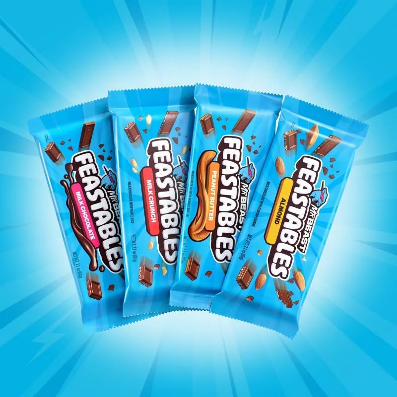 Amazon | Feastables Mr.Beast chocolate bar ミスタービースト
