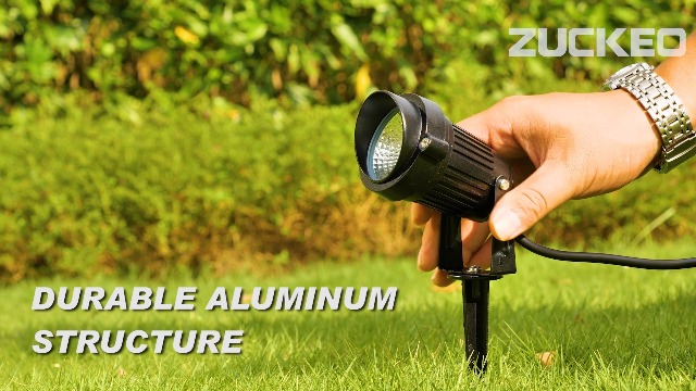 ZUCKEO All-in-One RGBW Landscape Lighting Kit, 5W Color