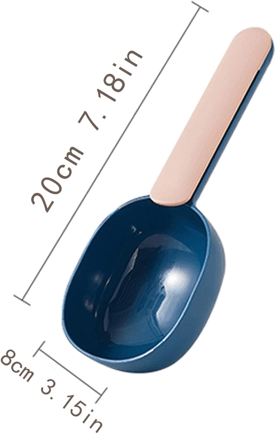 scoop 4-color Sealed Plastic Spoon Five-piece Multi-function Kitchen Measuring Plastic Spoon Cereal Spoon Cereal Ice Cream Coffee Spoon soup spoon (Color : A), 20010125 (E)