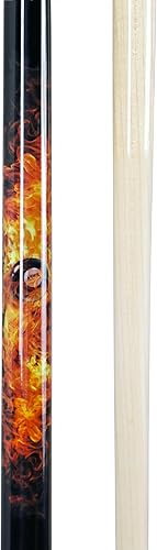 Miniatura 7 de ASKA Ring Series - Taco de billar, extremo y eje de arce, anillos, envoltura de lino irlandés, eje de liberación rápida, punta de 0.502 in