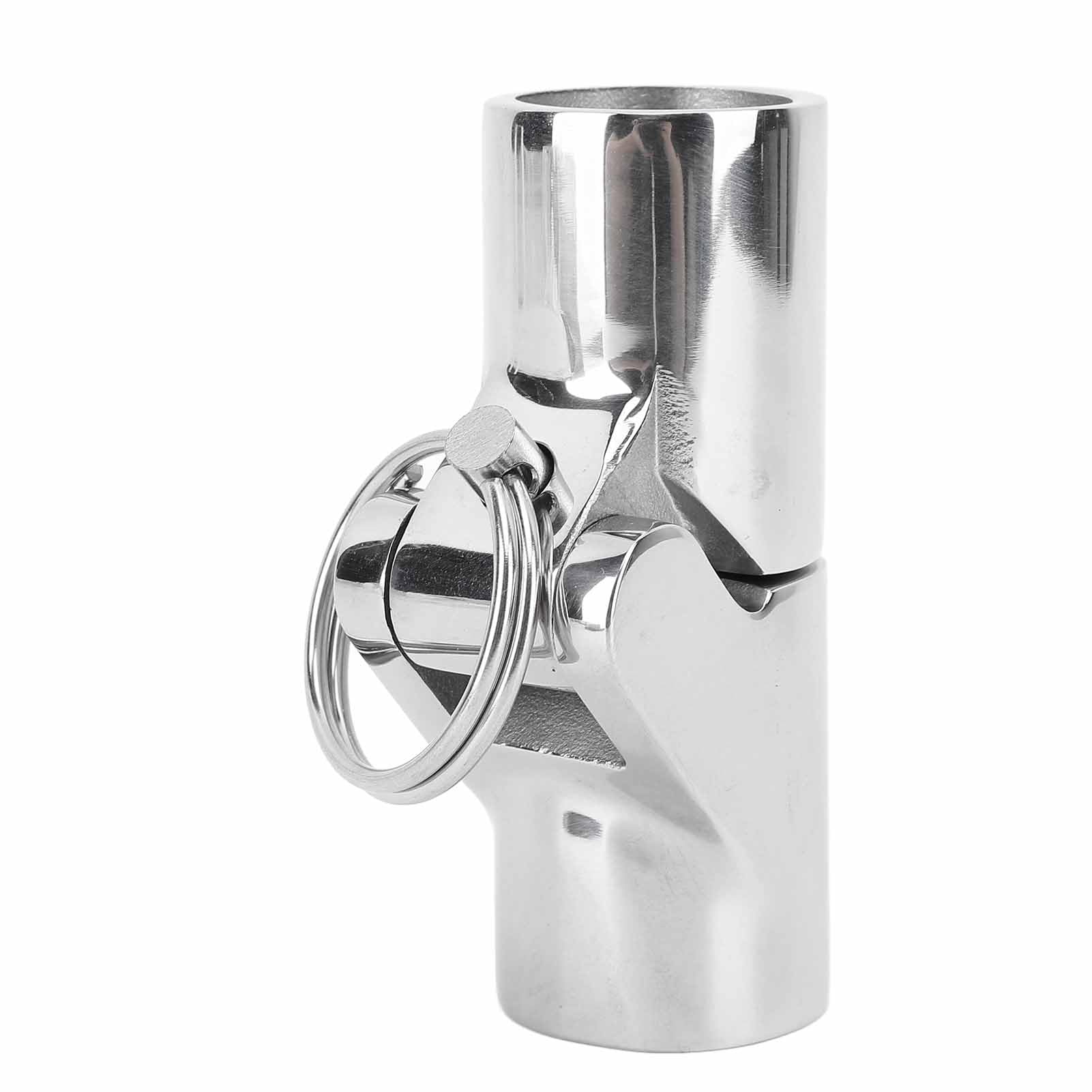 4 Pezzi di connettore per Tubi da Barca, connettore a Sfera Pieghevole in Acciaio Inox da 22 mm, raccordi per corrimano di Yacht marini con Design Rotante, Adatti a Barche
