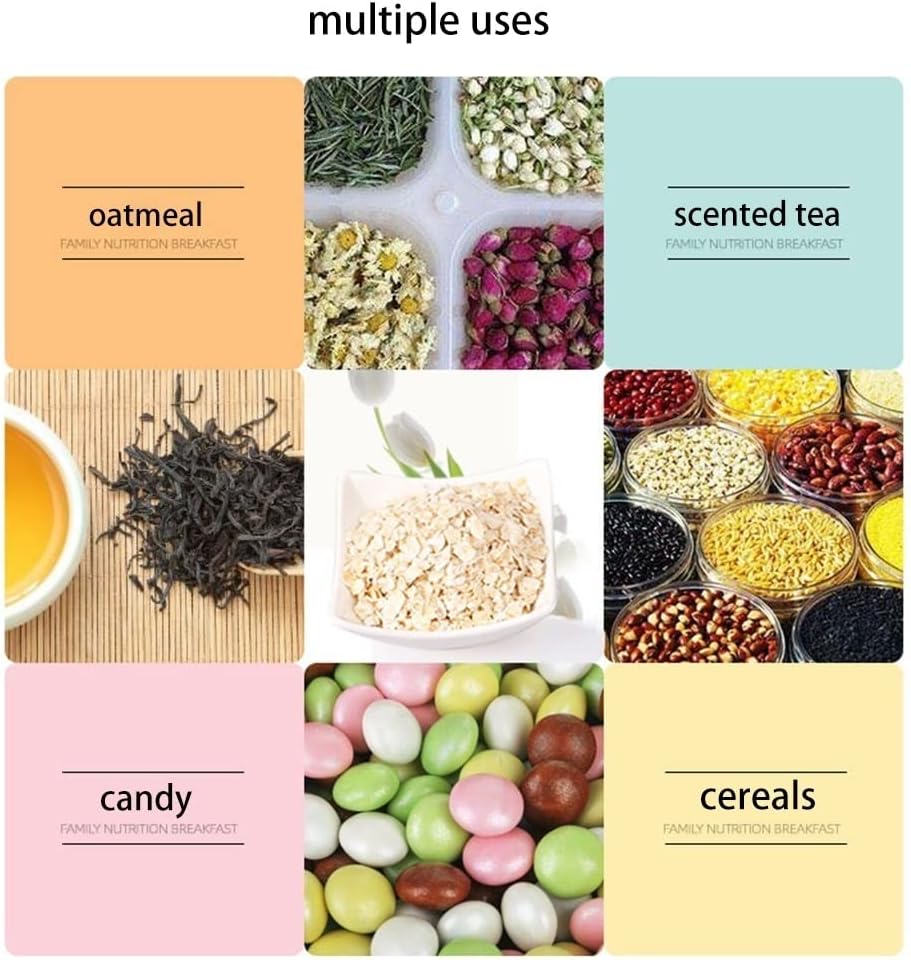 Stainless Steel Dry Food Dispenser Self Serve Refillable for Nuts Candies Cereals and 0.5-3cm Grain Foodone Ounce per Twist of The knobSingle Control，Silver-12L