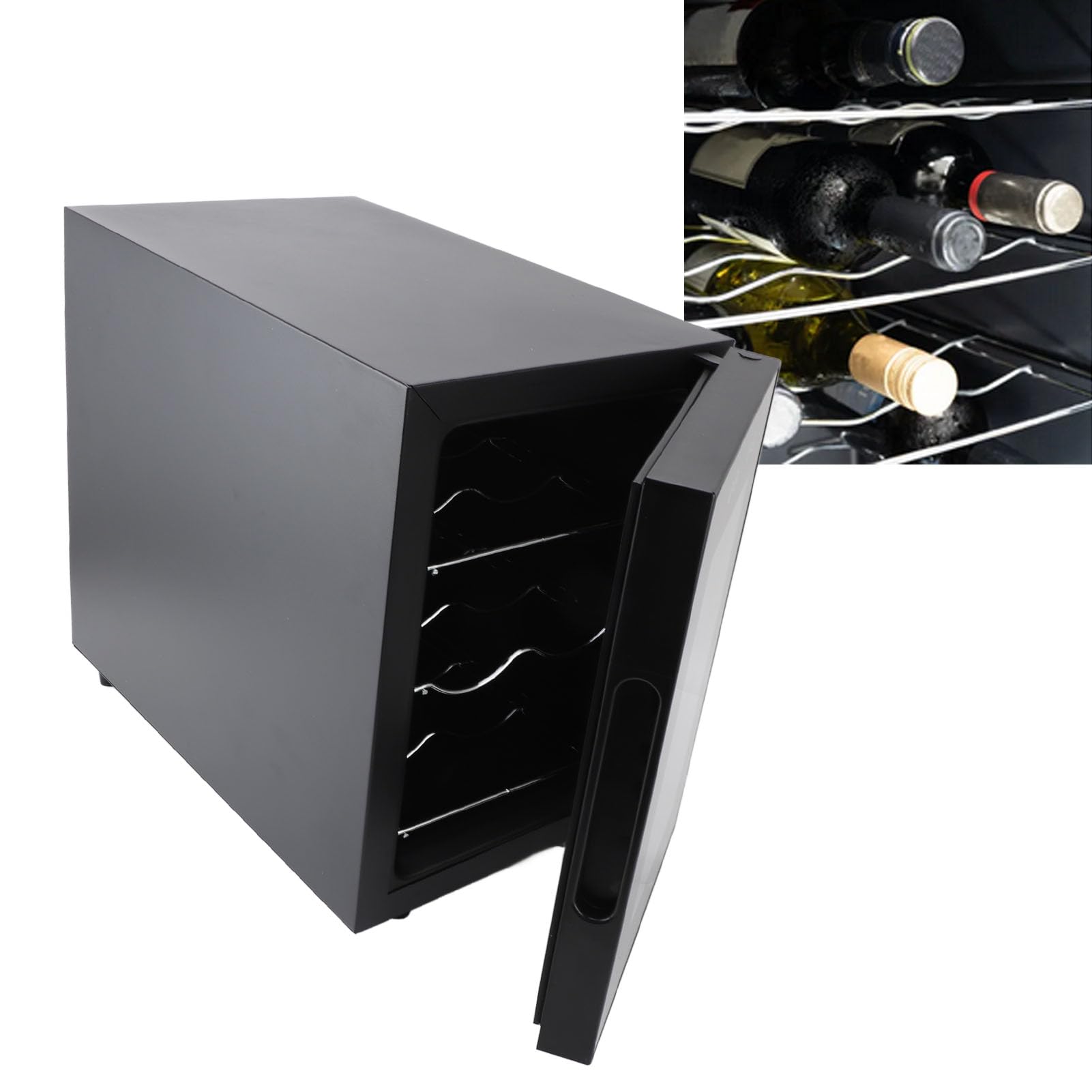 Refroidisseur à Vin Ionchill 6 Bouteilles - Thermoélectrique - Contrôle Numérique - Noir - Neuf