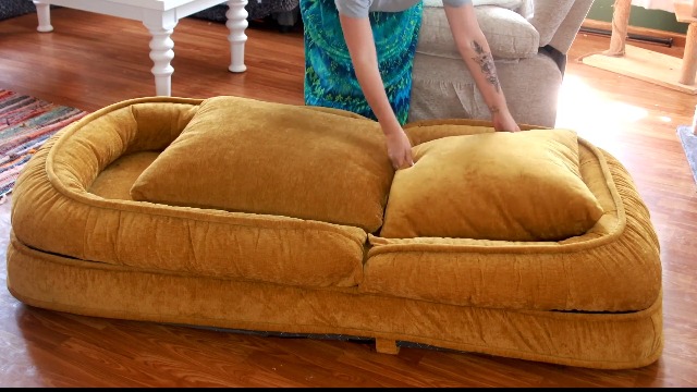 Amazon.com: LouannTatami Foldable Lazy Sofa Bed Floor Chair