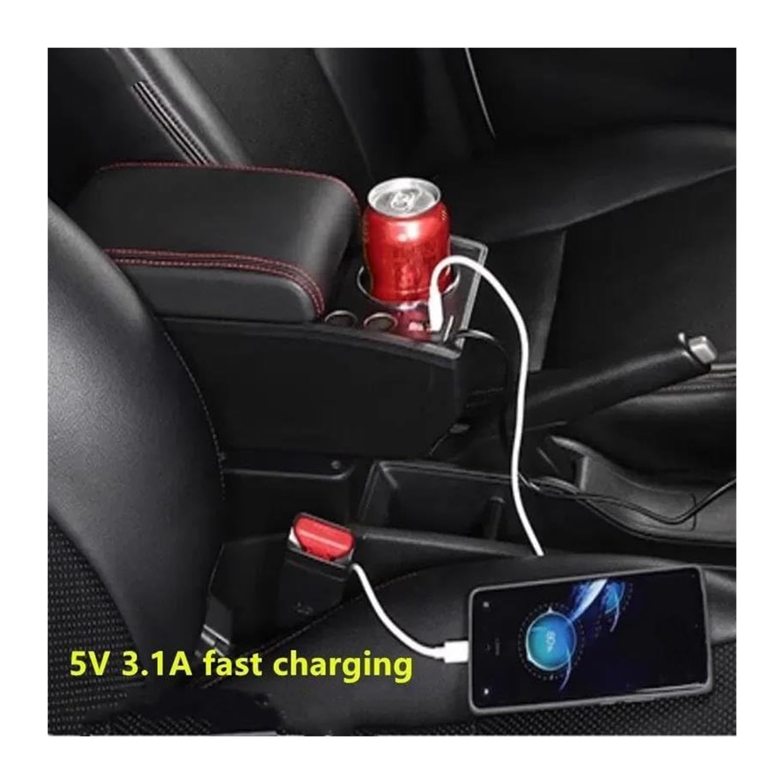 車のアームレスト収納ボックス,カップホルダー,カーアクセサリーの改造