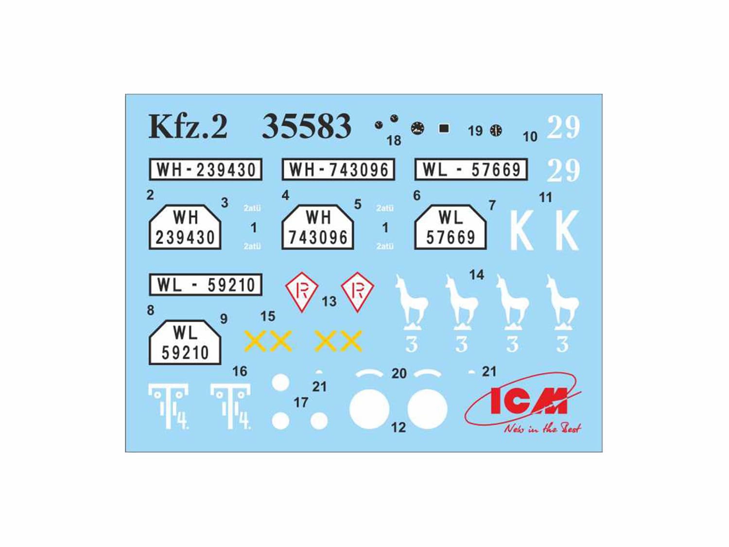 ICM ICM35583 1:35-le.gl.Einheitz-Pkw Kfz.2