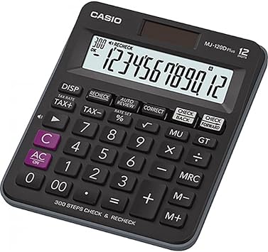 كاسيو Mj-120 Dplusbkwadpw 300 خطوة التحكم حاسبة سطح المكتب