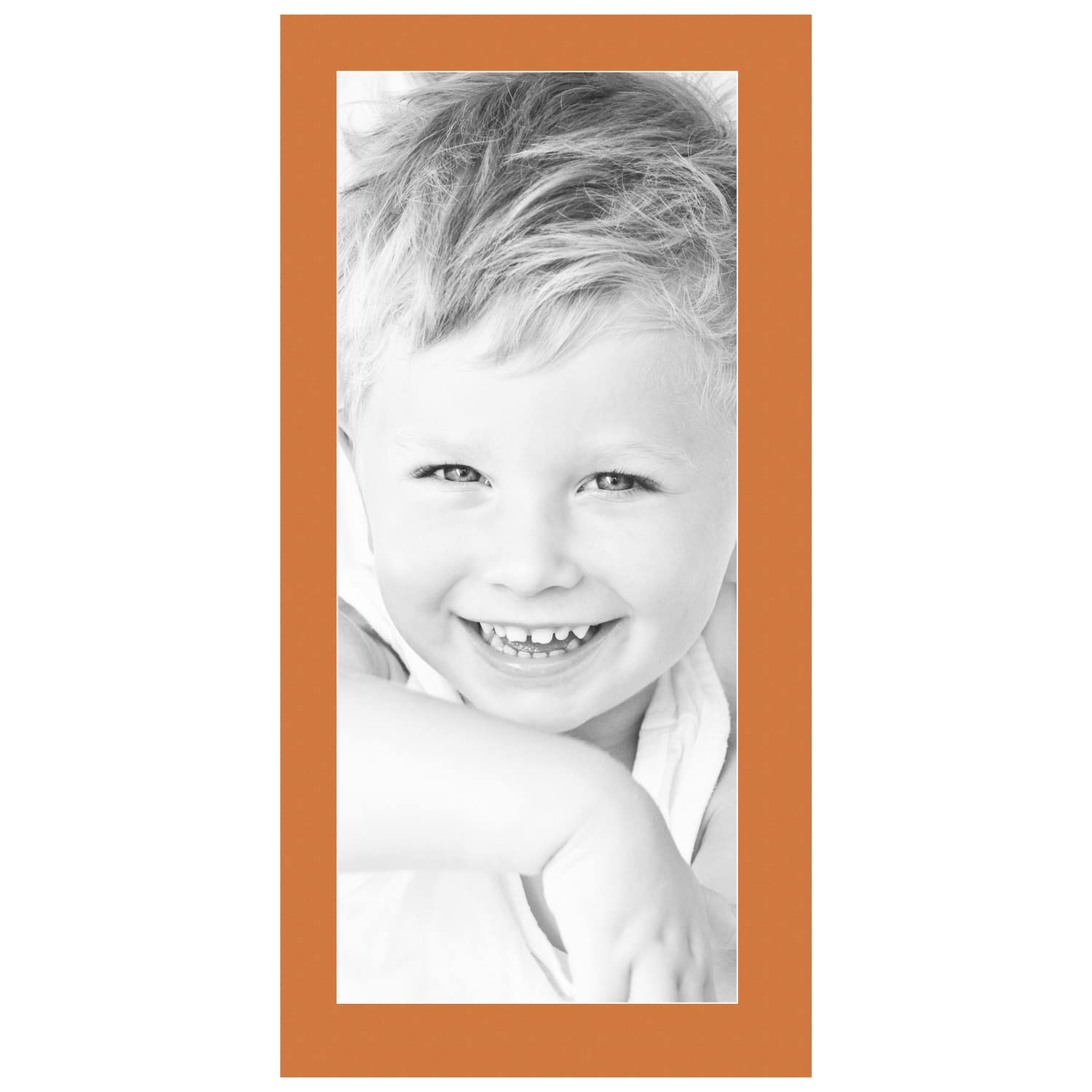 12x28 Tangerine / Octoberfest Custom Mat for Picture Frame with 8x24 opening size (Mat Only, Frame NOT Included)