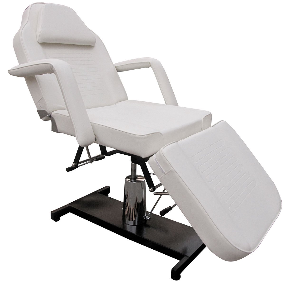 eyepower Massage Table 185cm Face Hole 3 Sections 250kg 360° White