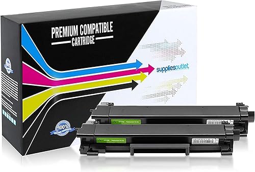 TN760 Reemplazo de tóner de alto rendimiento por Supplies Outlet (paquete de 2)