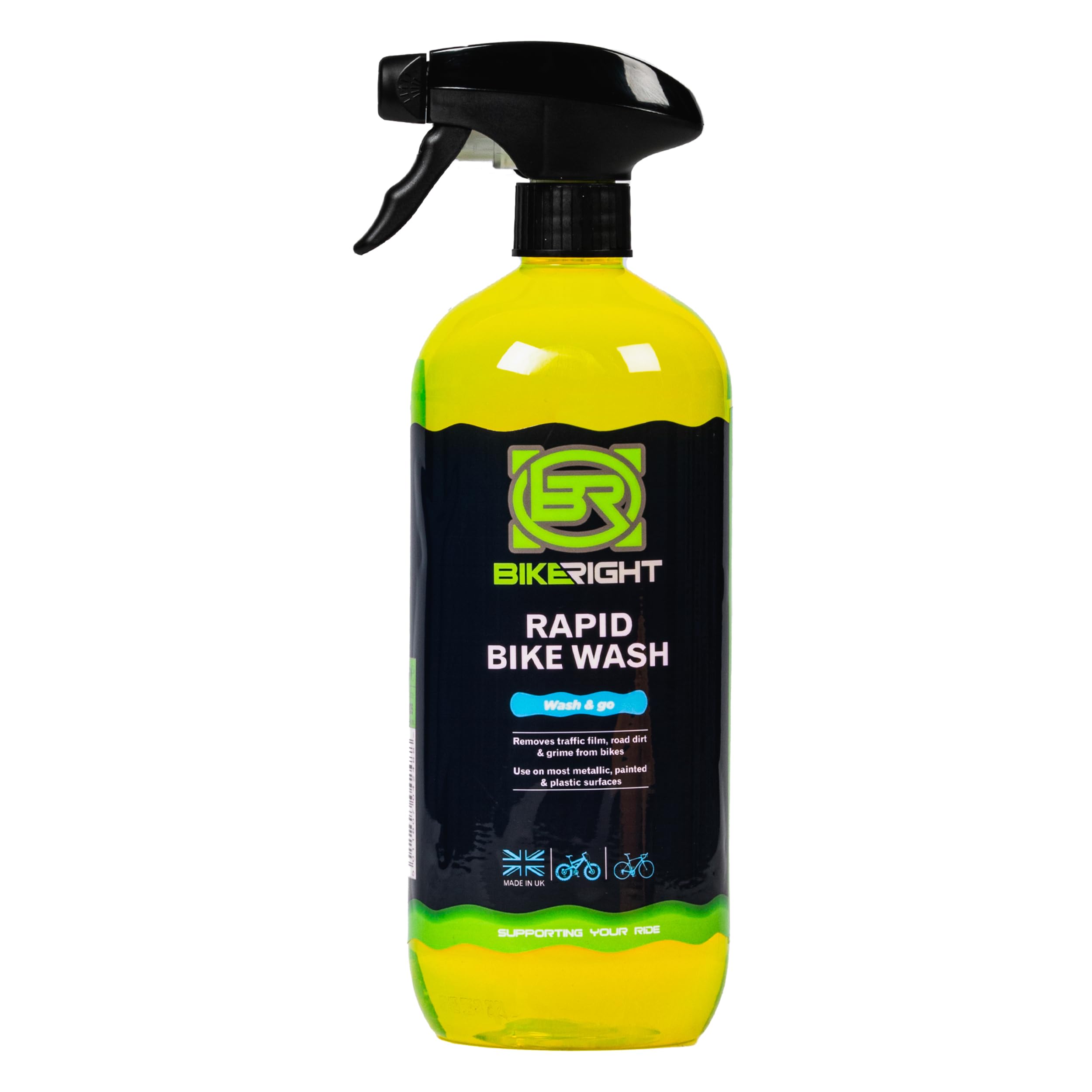 Bike Wash Bicycle Cleaner Traffic Film Dirt Grime Rapid Cleaner Bike Right 1L