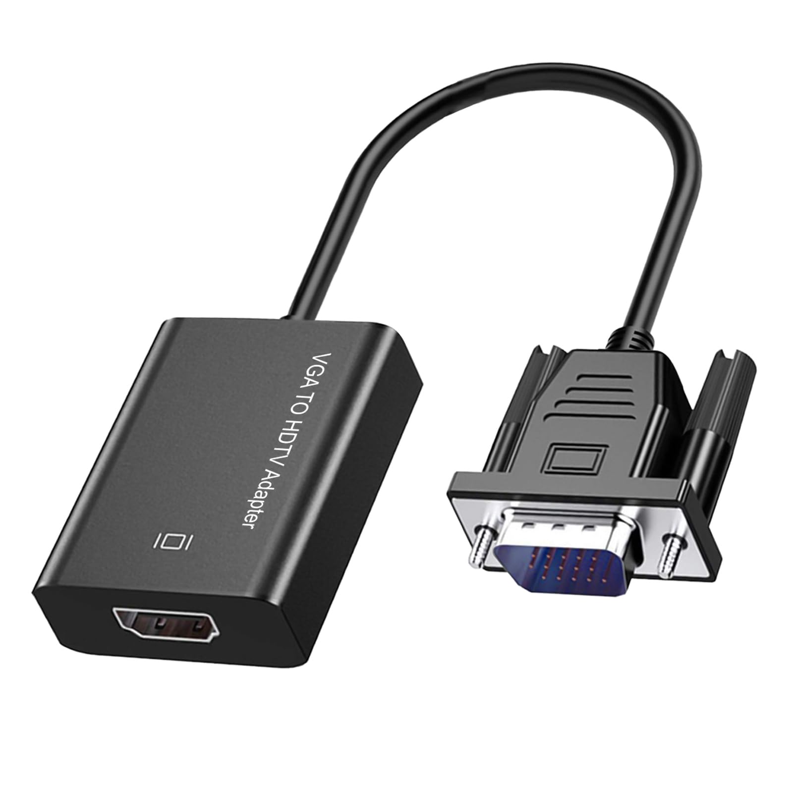 VGA to HDMI Adapter with Audio, VGA (Male) to HDMI (Female) Converter with 3.5mm AUX & Micro USB Cable, Supports 1080P Full HD, Uni-Directional, Compatible with Laptops, Desktops, TV Boxes-image-37