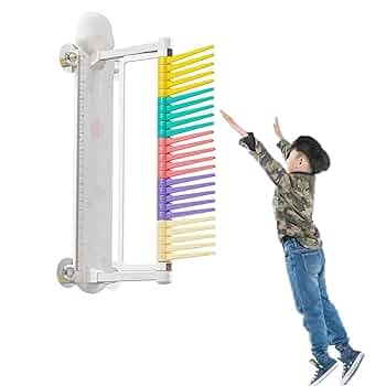 Amazon | 垂直跳び測定器、高さ調節可能な新しい垂直跳び