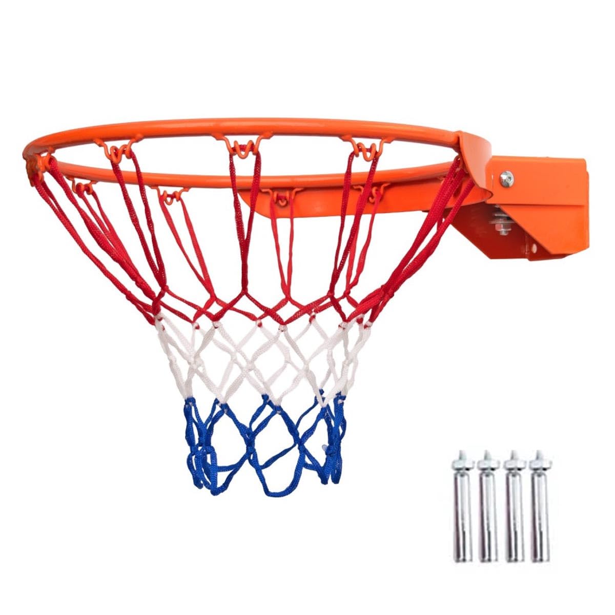 Raycool Aro de Baloncesto Basculante 45 cm Acero Reforzado | Tablero de Basket Profesional | Montaje en Pared | Uso Interior Exterior