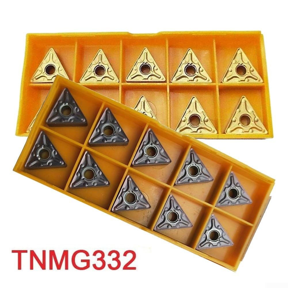 TNMG160408-MA TNMG 332 Inserto de carburo de torneado US735 / VP15TF, juego de brocas de torneado de carburo indexable excírculo de torno (20 unidades)