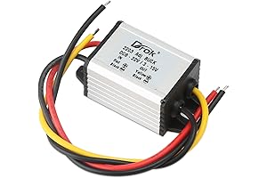 DROK DC Buck Converter Waterproof Voltage Regulator for Motors and Vehicles