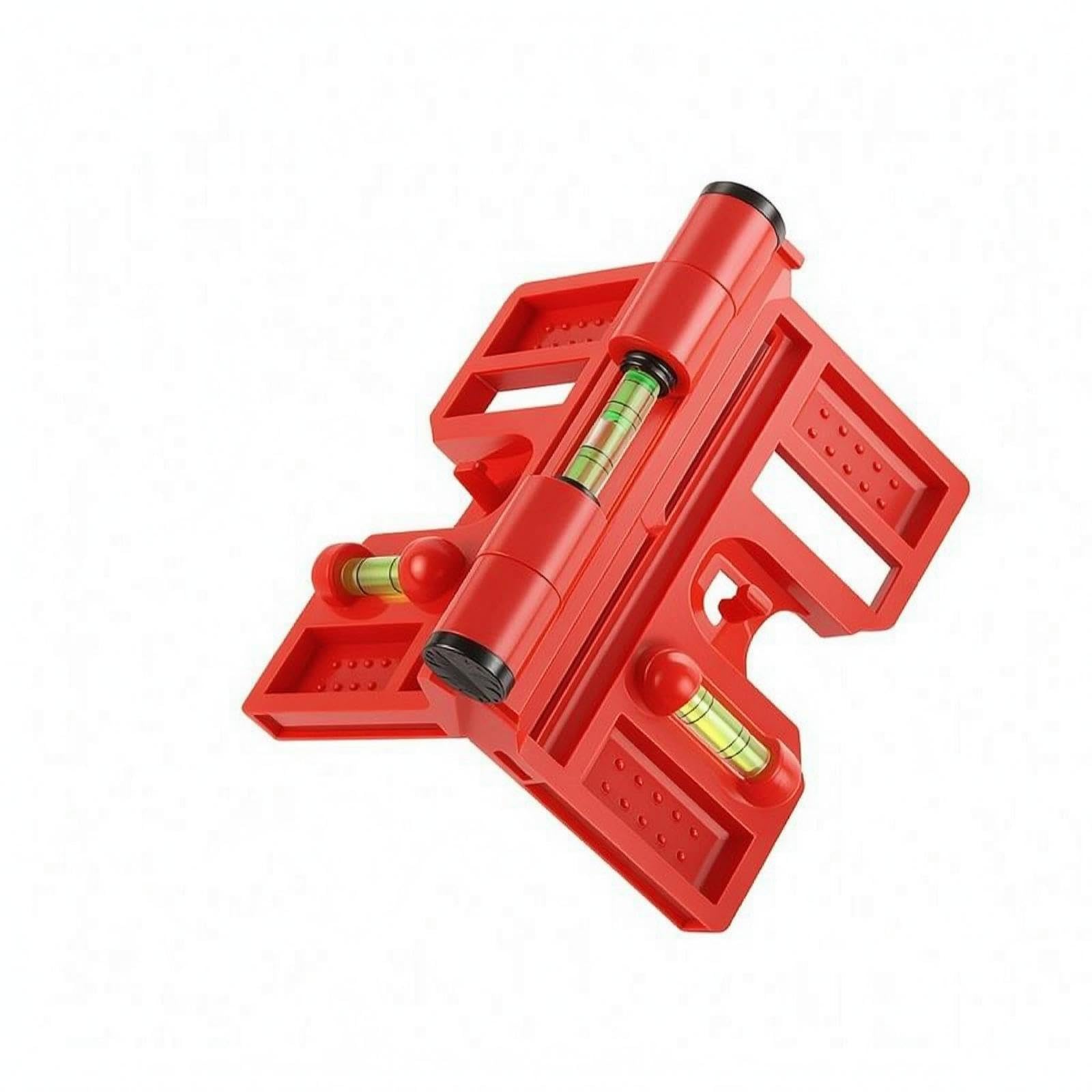 Column Leveler Foldable Level Bubble Vial Rotating Post Level Red Upgraded Foldable-image-10