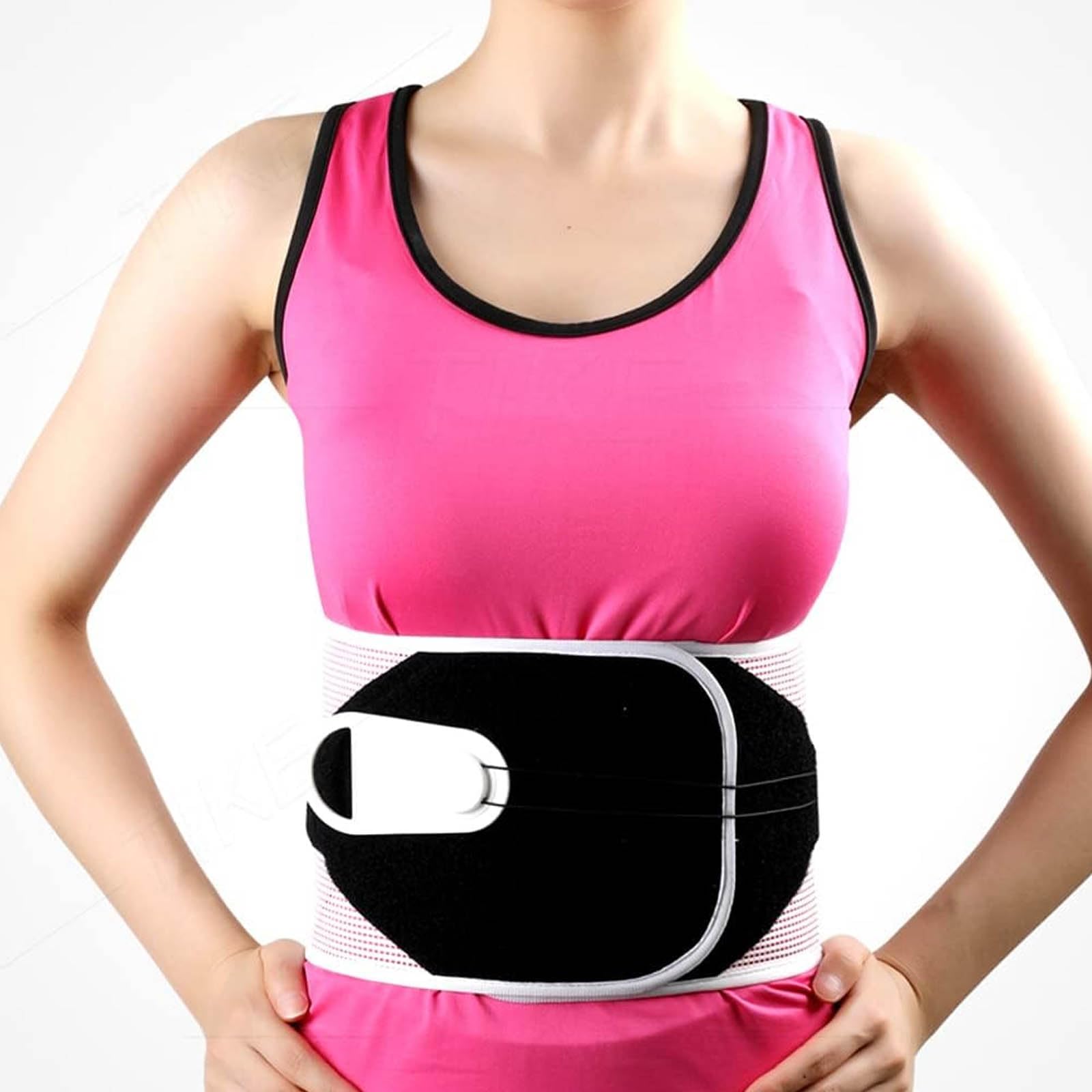 Fascia Lombare Supporto Schiena, Fascia Lombare con Piastra di Correzione Arco 26° Leggero e Traspirante Comodo da Indossare Manutenzione del Magnete Allevia la Sciatica e Mal di Schiena M