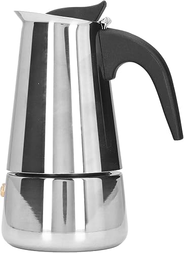 yaogohua Cafetera cubana, cafetera de cocina, cafetera italiana, cafetera clásica para cafetería, acero inoxidable 430, adecuada para cocinas de disponible en Yaxa Colombia