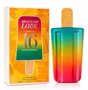 9 OCLOCK Brazilian Love Sweet 16 Womens Cologne 3.4 Fl. Oz. Eau de Parfum Natural Spray