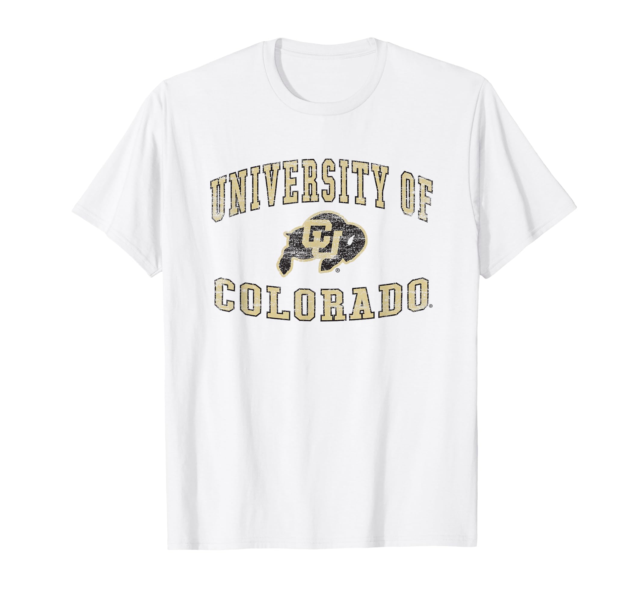 Colorado Buffaloes University Vintage Logo White T-Shirt