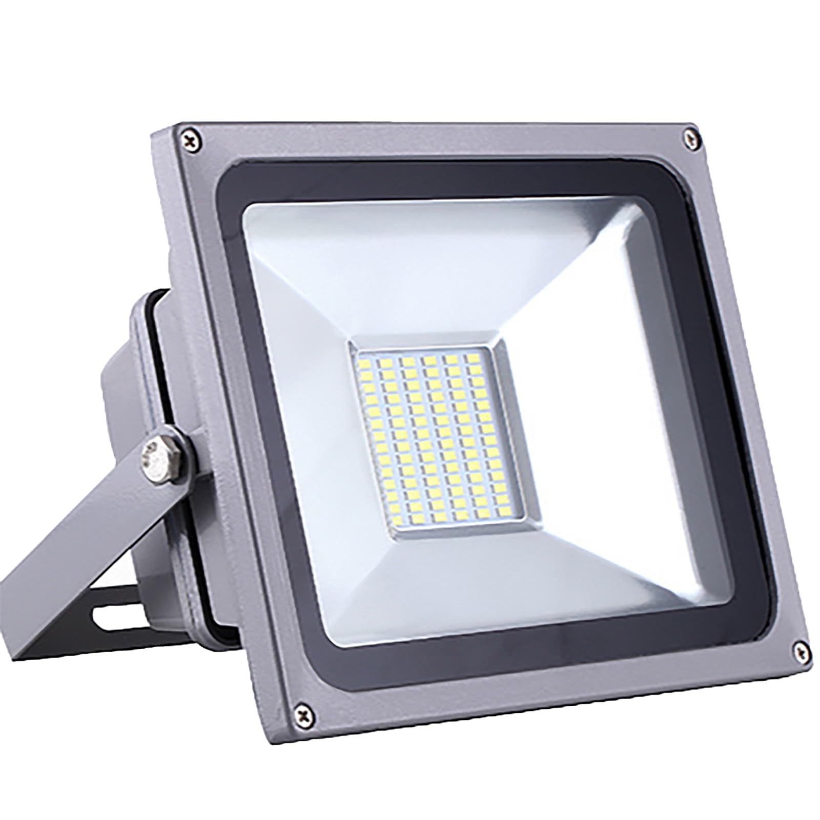 Reflektory Zewnętrzne LED 10 W, Wodoodporna Oprawa Oświetleniowa IP65, Lampa Ścienna 6500 K Z Przewodem, Lampa Robocza, Zewnętrzny Reflektor LED Do Ogrodu(Cold white,30W)