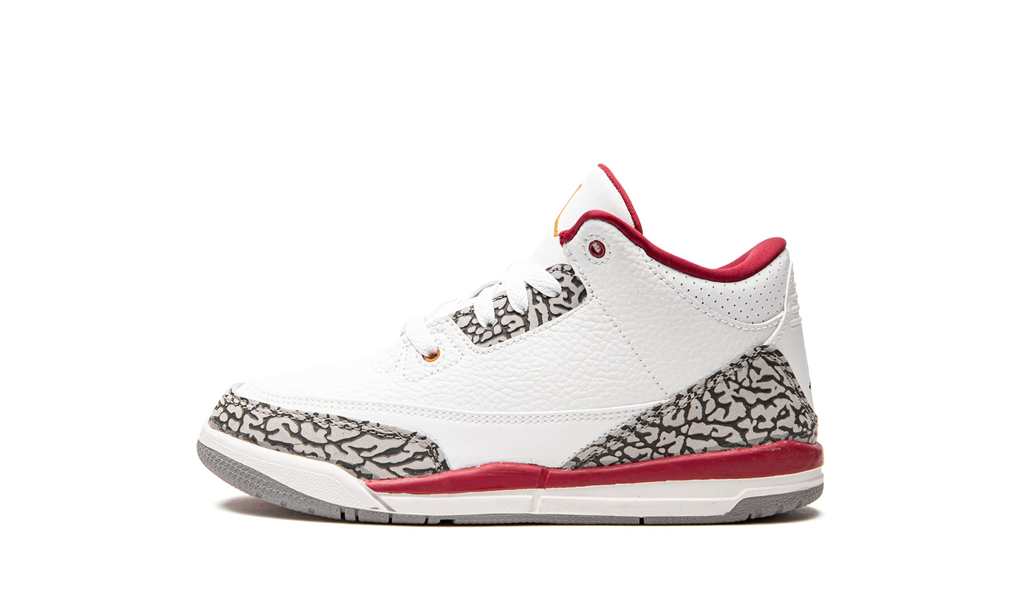 Nike Jordan Preschool Air Jordan 3 PS 429487 126 Cardinal - Size 1Y White/Light Curry/Cardinal Red 1 Little Kid