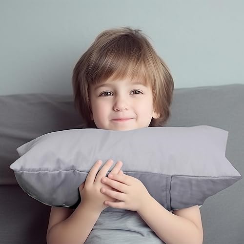 Miniatura 27 de Fundas de almohada para niños pequeños, paquete de 2 fundas de almohada que se adaptan a almohadas de 13 x 18 o 12 x 16 pulgadas, funda de almohada