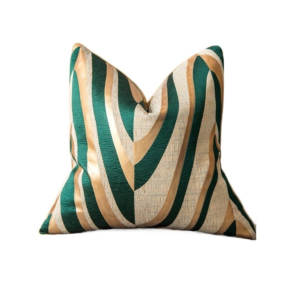 AOWEMBD 1pc Decorative Pillow Covers 45x45 50x50 30x50 Sofa Cushion For Elegant Living Room Decor(D,50x50cm)
