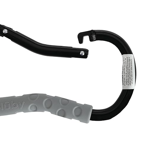 Miniatura 3 de Nuby Práctico organizador de cochecito de gancho, paquete de 4 unidades, para bolsas de compras, bolsas de pañales, llaves, juguetes, 1 gancho de