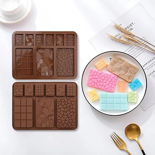 Miniatura 2 de 4 moldes de silicona para chocolate, moldes de chocolate con 9 cavidades, moldes de silicona para chocolate con 9 cavidades, moldes de caramelo para