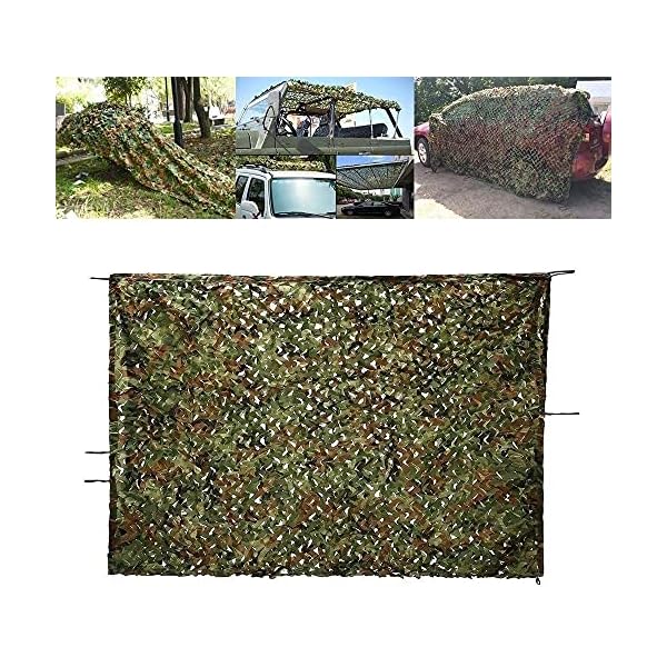 KEANCH Tarnnetz im Freien, Jungle Camouflage Net Camping Shade Net, Für Jagd, Schießen, Hintergrunddekoration, Outdoor… – Bild 8