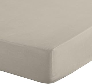 Eurofirany - Fitted Sheet 220 x 200 cm - Basic Cotton Flat Sheet with Elastic Band,…