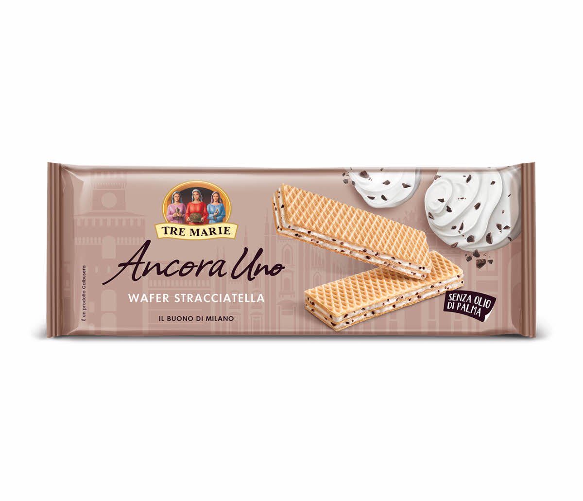 Tre Marie Ancora Uno Wafer Stracciatella - Pacco da 18 x 140 g