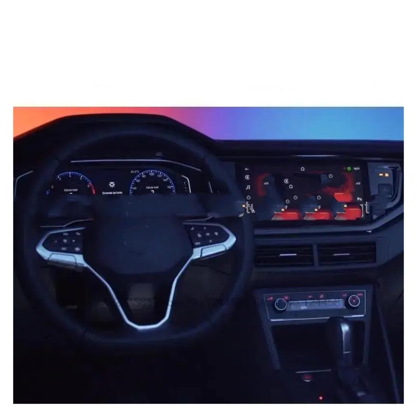 Verre trempé VW Nivus 2021-2022 pour navigation GPS sans reflets