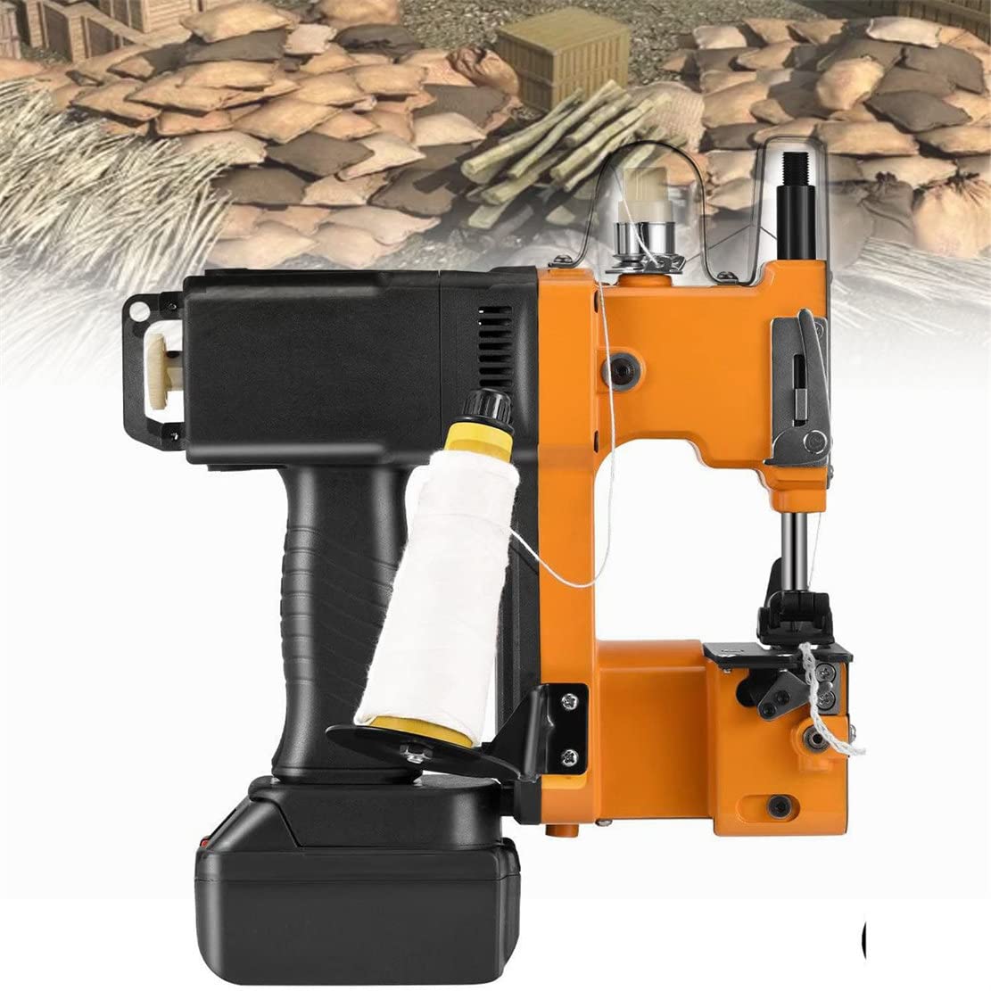 Máquina de Coser portátil inalámbrica para Cerrar Bolsas, máquina de Coser eléctrica portátil para Cerrar Bolsas, máquina automática de Embalaje para Cerrar Bolsas Tejidas,