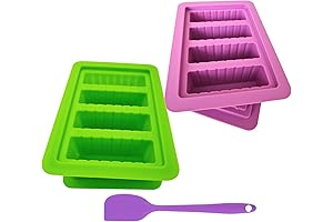 All-Purpose Butter Molds Silicone with Measurements and Easy-Fill Feature