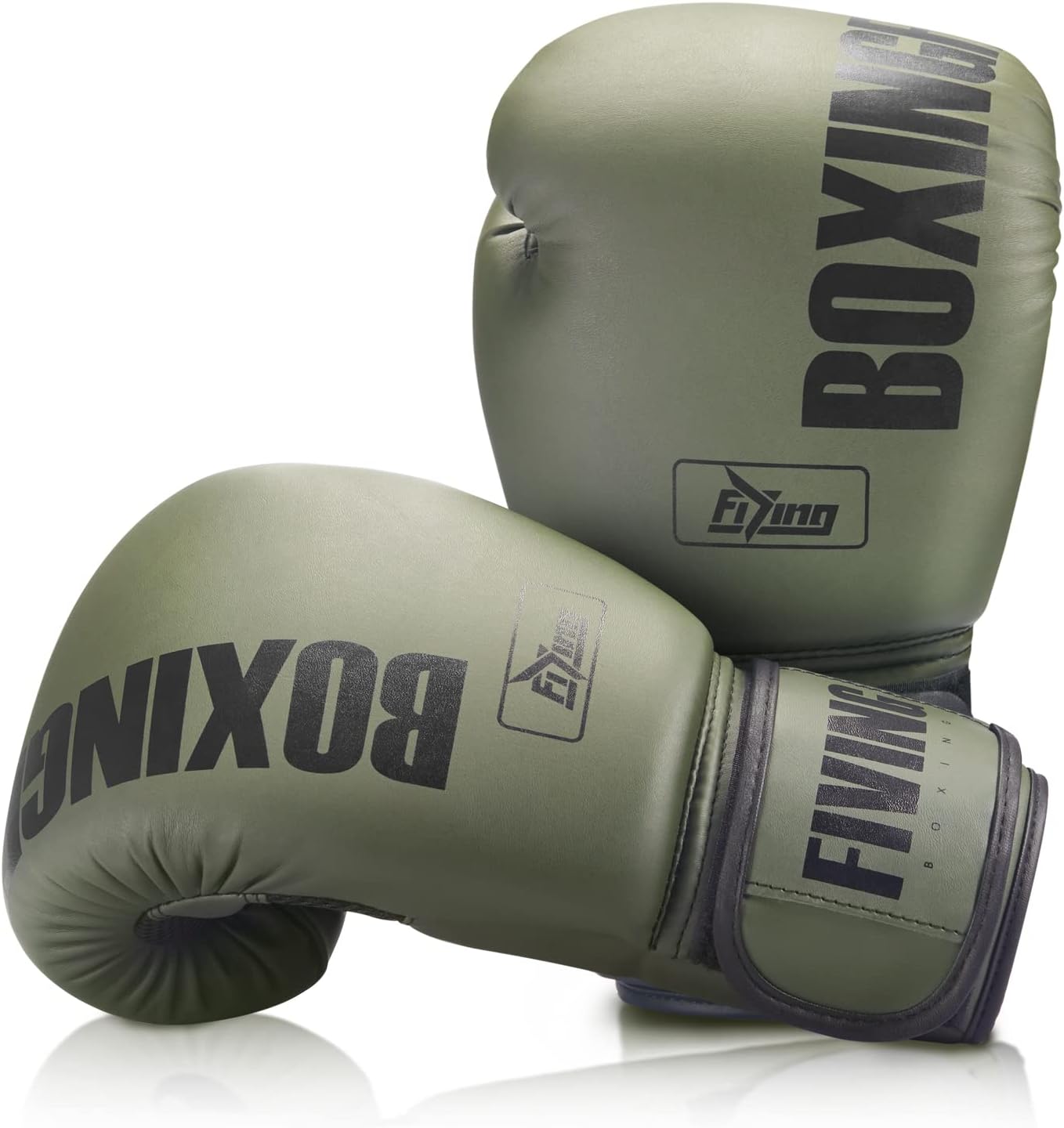 FIVING Pro Style Boxing Gloves for Women, PU Leather, Training Muay Thai,Sparring,Fighting