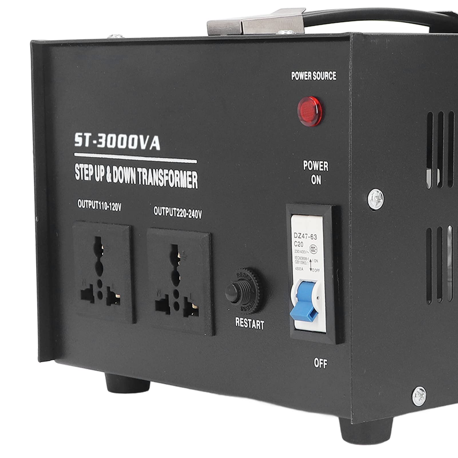 Spanningsomvormer, transformator, 110 V 220 V, voltage converter, 3000 W, step-up down converter Spanningsomvormer, transformator, 110 V 220 V, voltage converter, 3000 W, step-up down converter