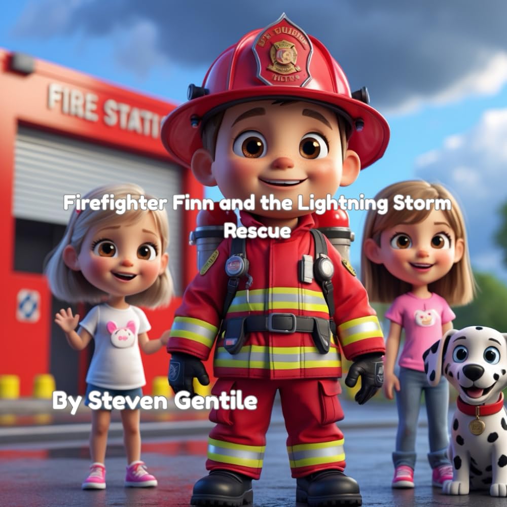 Firefighter Finn and the Lightning Storm Rescue (Book 3): Helping Kids Stay Brave During Thunderstorms — Ages 3–7 (Firefighter Finn: Fun & Adventures Stories)