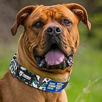 Vista 5 de TSPRO Collares Premium para Perros Collar Táctico para Perro con Parche y Hebilla de Metal de Liberación Rápida de Servicio Pesado Duradero Grueso