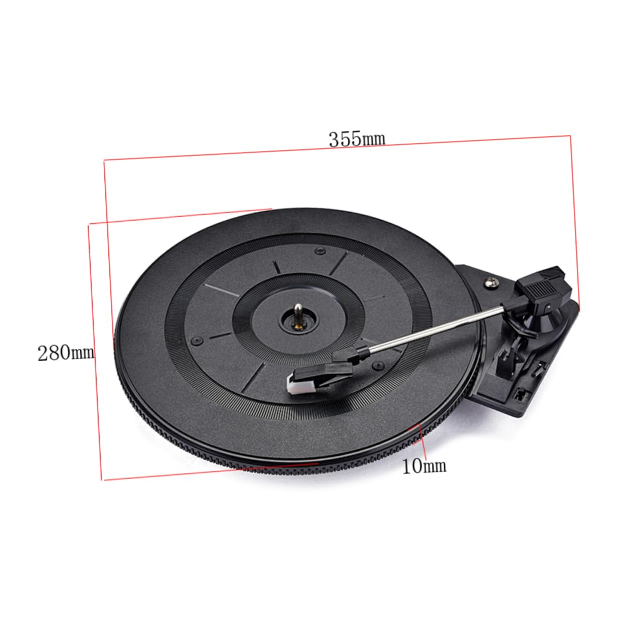 Hemobllo Akcesoria Audio 28Cm Vintage Gramofon Gramofon Akcesoria Wideo
