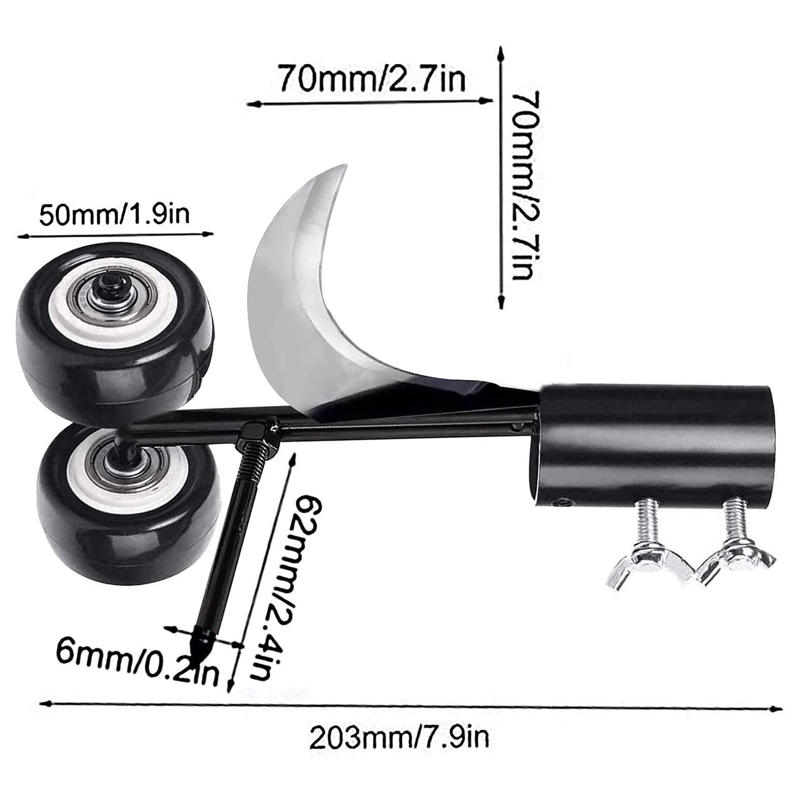 2 in 1 Desherbeur Telescopique,Outil De Désherbage De Terrasse,Désherbeurs Manuels avec Roues,Longueur Évolutive 56-95CM,pour Jardin, Patio, Allées Et Trottoirs